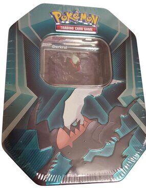 Pokemon TCG Triple Whammy Tin With Darkrai Foil Card & Booster Packs